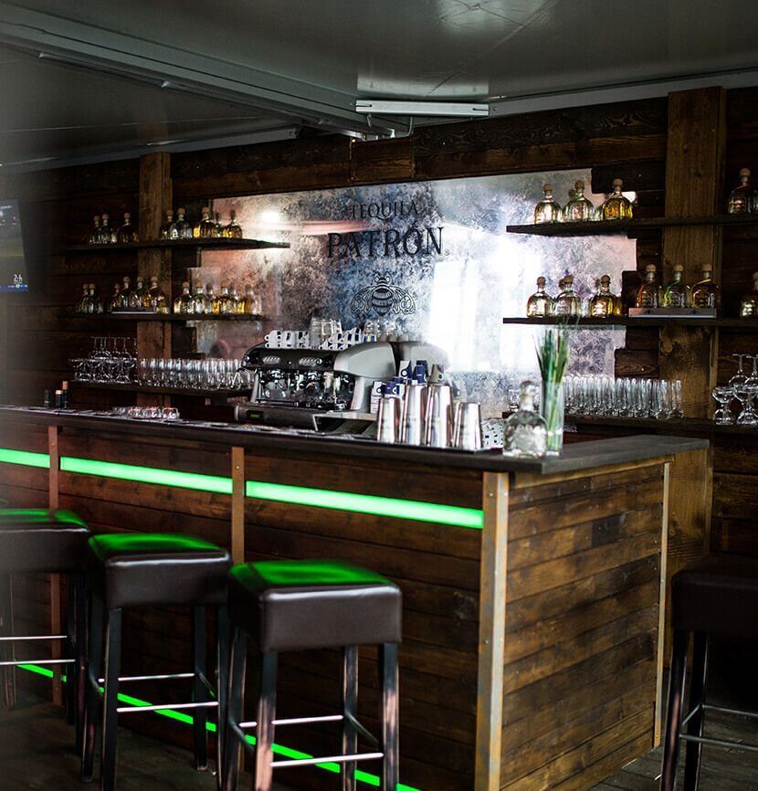 Bar in an exclusive mobile event location by eila