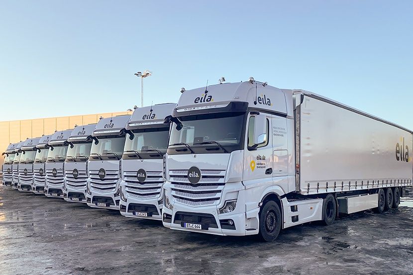 LKW Flotte von eila