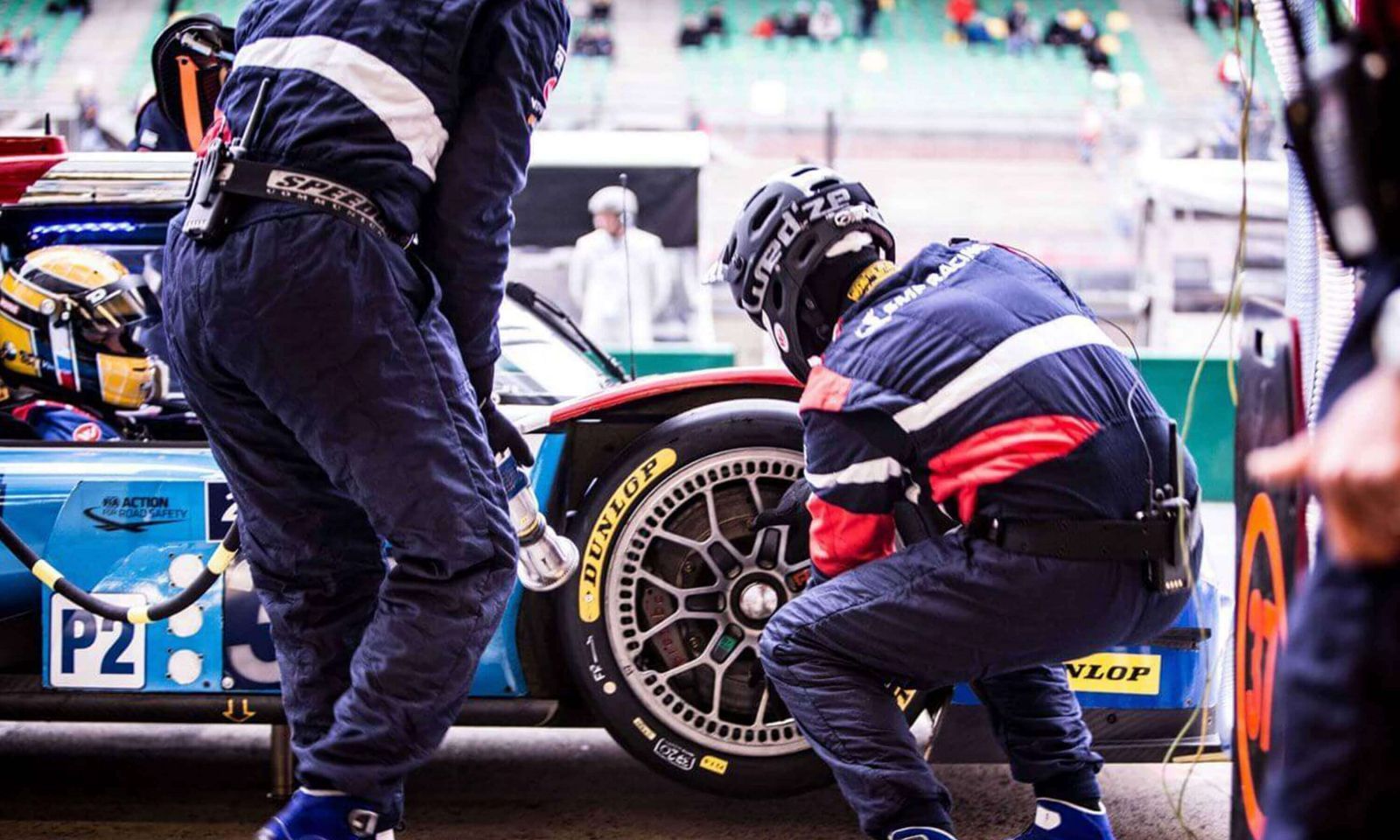 Pit Stop bei einem Motorsportevent