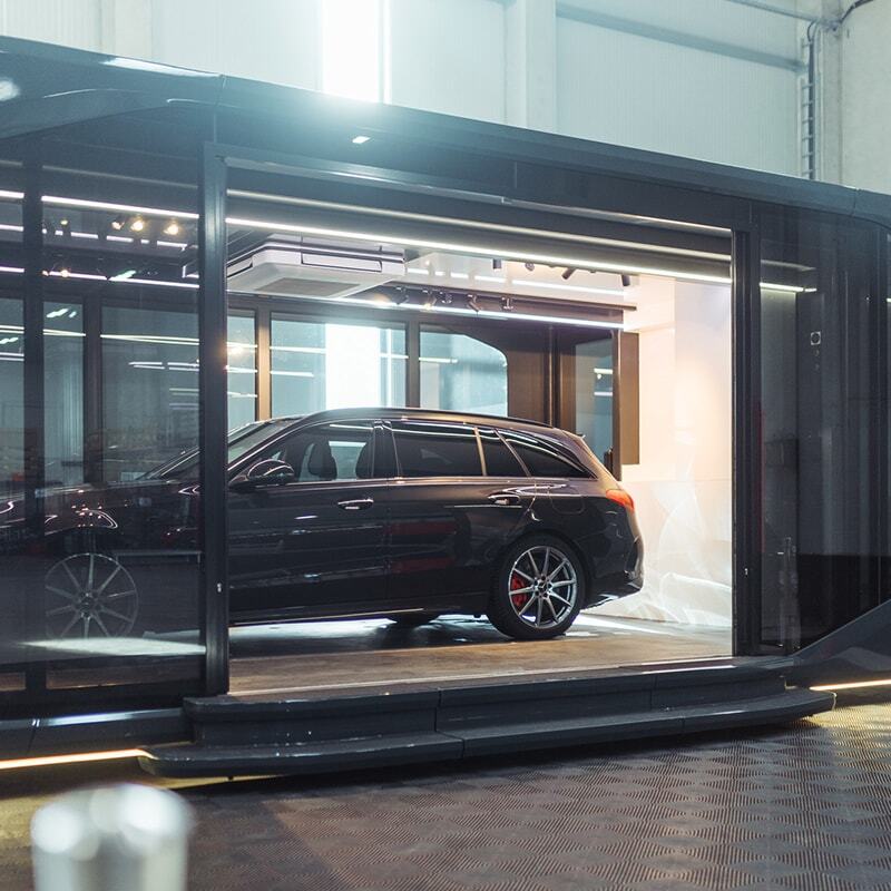 Expandable Pod Räumliche Ausstattung